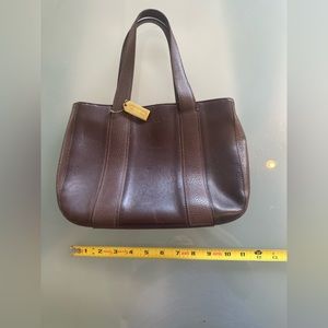 Brown Coach leather purse